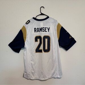NFL Nike Los Angeles Rams Game Jersey  Jalen Ramsey #20 White